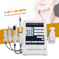 China 5 in 1 HIFU Micro Needle RF Machine for Wrinkle Remove Face Lifting Body Slimming for sale