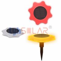 Quality Flower Shape Solar Powered Garden Lights With IP67 For Swimming Pool Lighting for sale