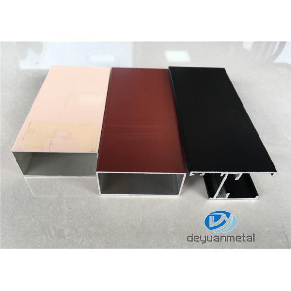 Quality Powder Coated Aluminium Extrusion Sections , Aluminum Window Extrusion Profiles for sale