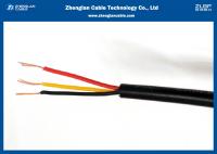 China PVC Insulated and PVC sheathed Flat cable（BVVB) for Building, 3 Cores Cable For House Wiring/ factory