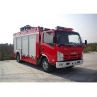 Quality 4x2 chassis 260 L/Min Flow Light Fire Truck with Halogen Lamps for sale