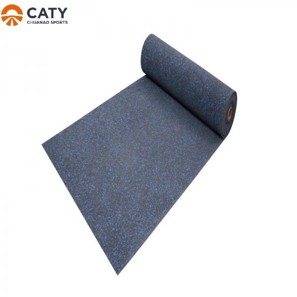 Quality ROHS Nontoxic Heavy Duty Gym Matts , Sound Absorbing Fitness Flooring Commercial for sale