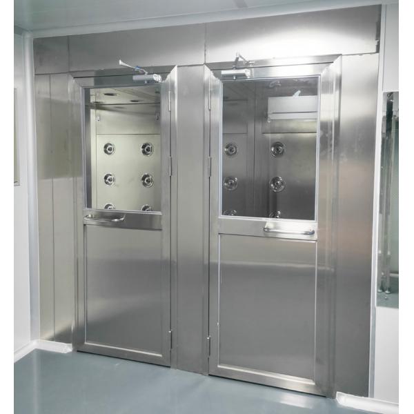 Quality Air Shower for Persons and materials with 4 doors controlled by PLC and touch screen for sale