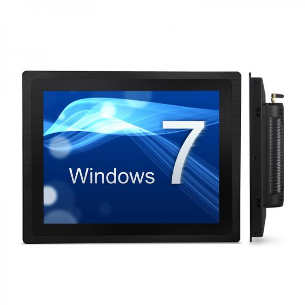Quality 19 Inch J1900 Quad Core Touch Screen Industrial Panel PC computer All In One 400cd/M2 IP65 for sale