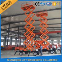 China Electric Hydraulic Lift Table , Mobile Aerial Work Lifting Platforms Equipment for Building Cleaning factory