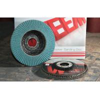 China Angle Grinder Flap Disc Type P27 / P120 Grit Zirconia Alumina Sanding Disc factory