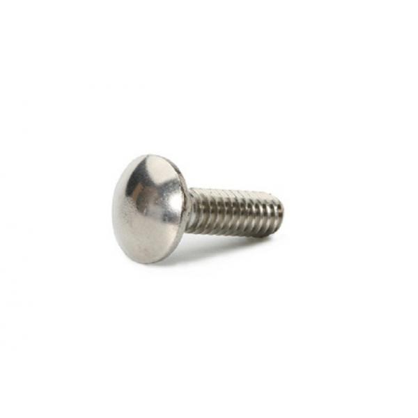 Quality Zinc Plated Round Head Bolts And Nuts Low Shoulder Carriage 3/8 - 16 × 3/4 for sale