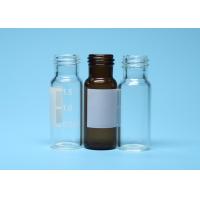 Quality 1.5ml Clear and Amber HPLC Screw Top Glass Vial With 9-425 Plastic Cap for sale
