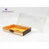 China Clear PVC / PET Cover Custom Plastic Box Packaging Light Weignt Display Paper Tray factory
