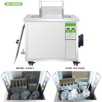 China Heated Stainless Steel Soak Tank Grease Kitchen Hood Filter 230L Capacity factory