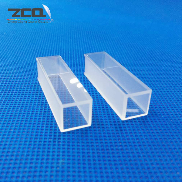 Quality Clear Square Optical Quartz Glass Cuvette With Optical Critical Section for sale
