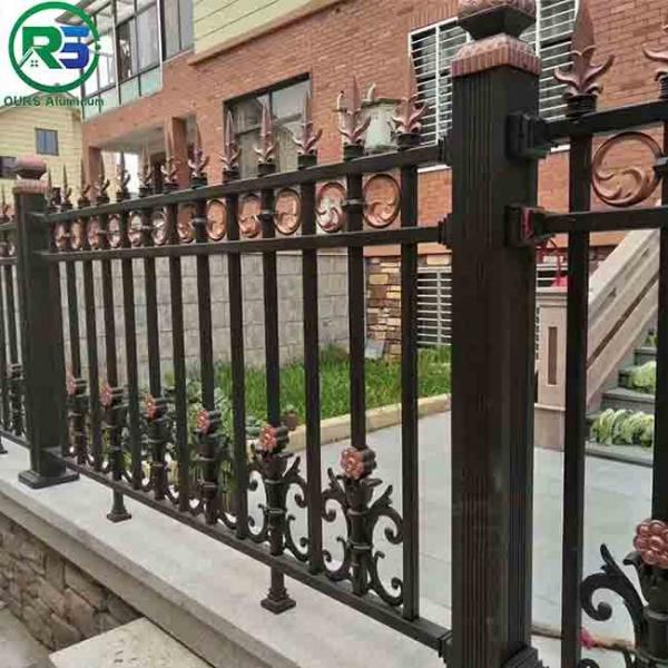 Quality 0.8-3.0mm Customized Contemporary Aluminum Fence Balustrade 15-20 Years Warranty for sale