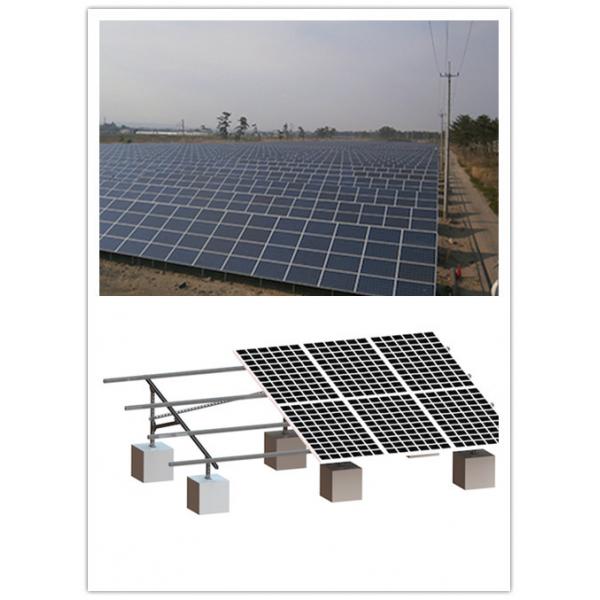 Quality Steel 55m/S Solar PV Mounting Systems , Screw Ground Mount PV System MGC for sale
