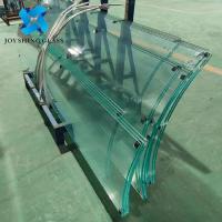 China Custom 10mm Curved Toughened Glass Bent Safety Toughened Glass factory