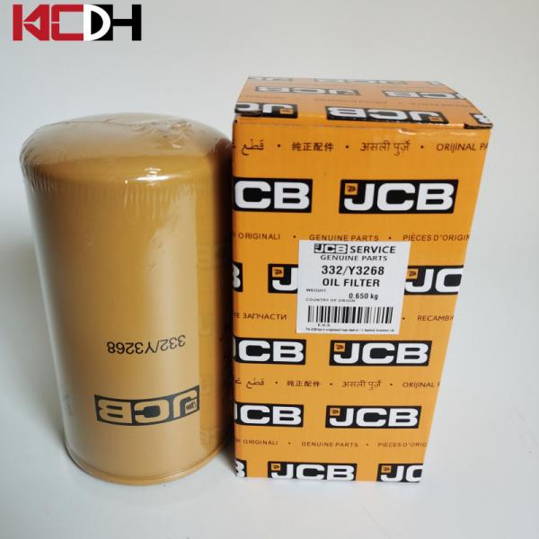 Quality Jcb Excavator Oil Filter 332Y3268 OEM Standard Size 9.398cm Gross Width for sale