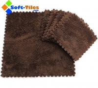 China Plush Carpet Foam Floor Tiles with Softer, Safety,Easy to Fix , Water-proof factory