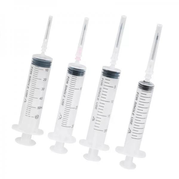 Quality 1ml 2ml 2.5ml 10ml 20ml 60ml Disposable Sterile Syringe 3 - Part Syringe Luer Lock / Slip for sale