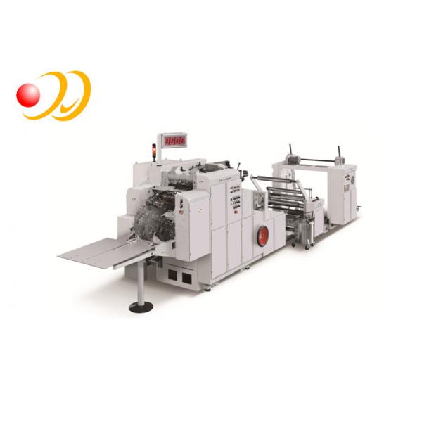 Quality Fast Fixed - Size Paper Bag Making Machine Multi - Function With Window for sale