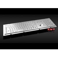 Quality Self-service Information Kiosk Metal Keyboard With Numeric Keypad and Trackball for sale