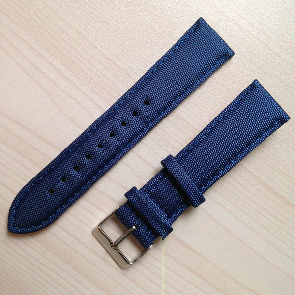 Quality 20mm Canvas And Leather Watch Strap Simple Stylish ROHS Certification for sale