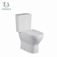 China Siphon Creamic Barthroom Two Piece Toilet Bowl Green Eco Traditional Style factory