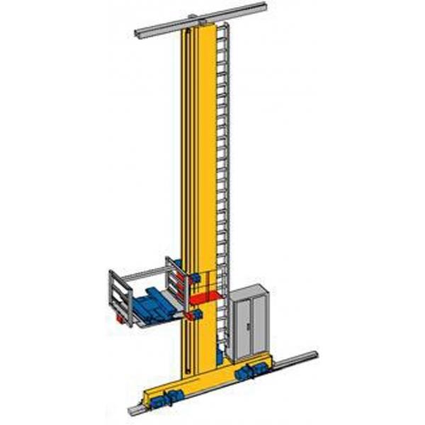 Quality Height 12900mm Lightweight ASRS Stacker Crane Single Mast SRM for sale