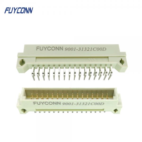 Quality 232 Eurocard Connector Right Angle PCB Male 2*16P 32pin 2 Rows DIN 41612 Connector W/ 2.54mm for sale