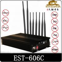 Quality 33dBm Cell Phone Signal Jammer / Scrambler Computer Remote Contro for sale