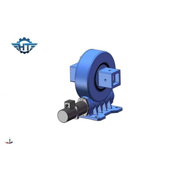 Quality VE9 110*110mm Tube Worm Gear Slew Drive Gearbox With Enclosed Housing for sale