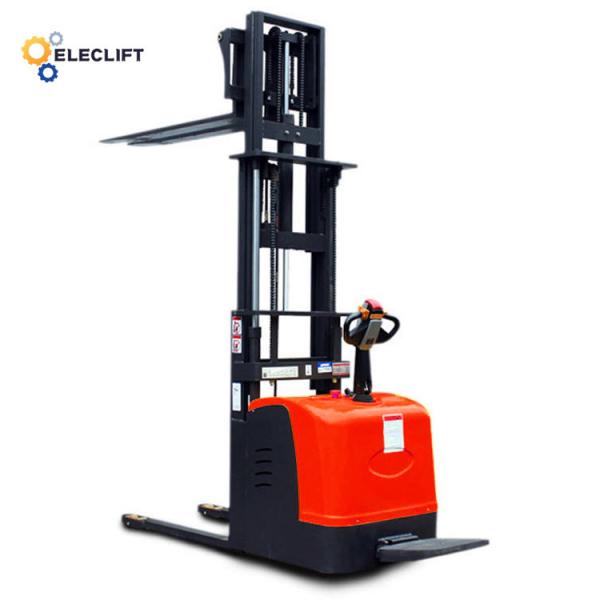 Quality Battery Operated Reach Electric Stacker Truck Lifting Speed 0.15m/S for sale