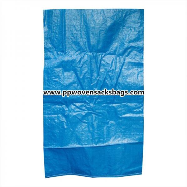Quality Durable Blue PP Woven Bags for Packing Chemicals / Industrial Polypropylene Sacks for sale