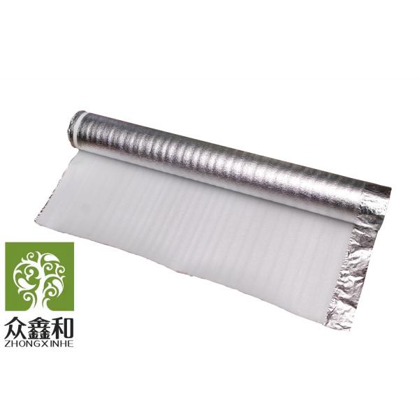 Quality 1100mm Width Silver Laminate Underlay 2mm Underlay For Laminate Flooring for sale
