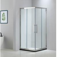 china Square stainless steel shower enclosure 900*900 with two sliding doors and two fixed panels