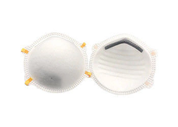 Quality White Color FFP2 Dust Mask , FFP2 Nr D Mask For Cycling / Camping / Travel for sale