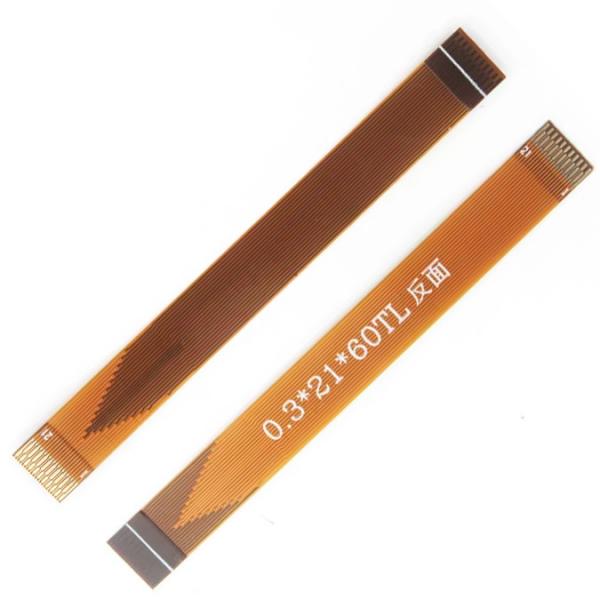 Quality 21 pin FFC FPC Cable , FPC Flexible Flat Cable 0.3mm Pitch lvds display connector for sale