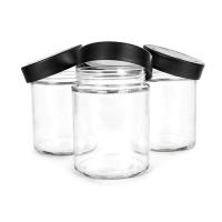 china 30ml-300ml Glass Child Resistant Jars Glass Flower Packing Containers Plastic