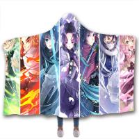 china Anime children's adult hooded blanket velvet fabric rectangular hand washable