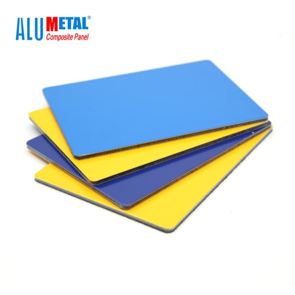 Quality 0.5mm Exterior Acp Aluminium Sheet Wall Cladding Fireproof Core 1220 X 2440 Mm for sale