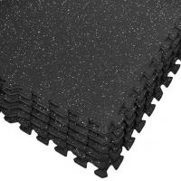 China 20MM Tiles Interlocking Floor Mat Gym Rubber 500*500 EPDM factory