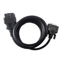 Quality Durable Car OBDII Diagnostic Cable Male 16 Pin To DB26 Test Black color for sale
