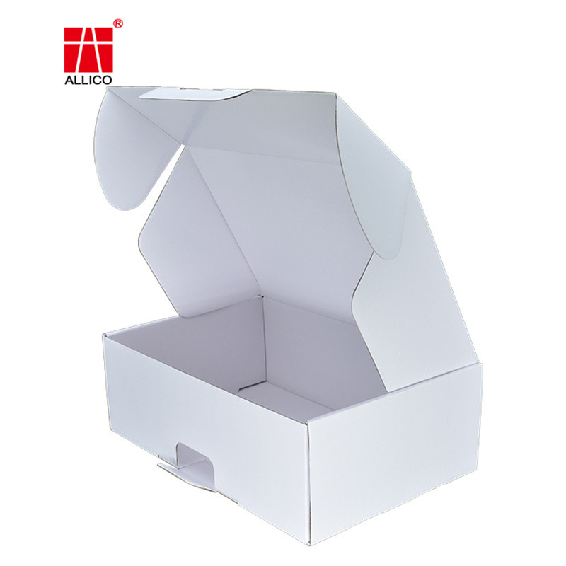 China B Flute Folding Mailer Boxes , CMYK Shoe Gift Box Web Press factory