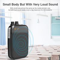 China Ultralight Light Mini Portable Voice Amplifier LED Display Rechargeable Loudspeaker with FM for School, Super Market factory