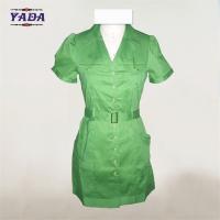 China Sexy names of ladies clothing girls sexy lady chiffon boutique dress office dresses women for green cotton spandex factory