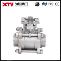 China ISO5211 Mounting Pad Quick 3PC Ball Valve Stainless Steel for Industrial Applications for sale