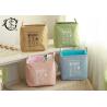 China Household Dirty Clothes Houseware Items Storage Basket with Handles Natural Jute Square Shape factory