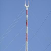 china Hot Dip Galvanized 40m Tubular Antenna Tower Guyed
