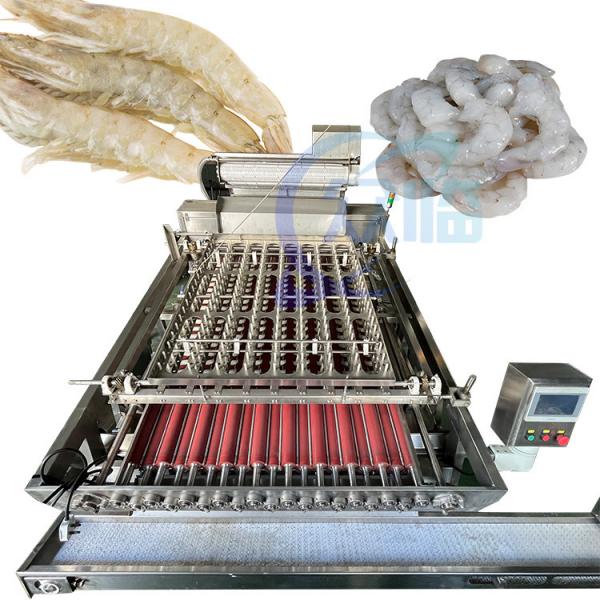 Quality 3KW Durable Shrimp Peeling Machine Flexible 380V For Cleaning for sale