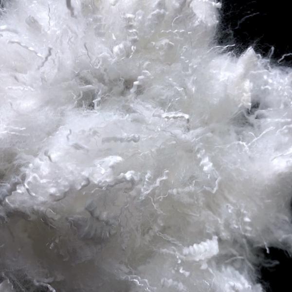 Quality Semi Virgin Polyester Staple Fiber 2.5D×8mm With Warmth Retention Property for sale