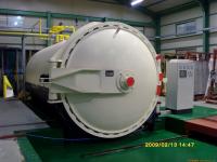 China Fully Glass Laminating Autoclave With PLC Controller factory