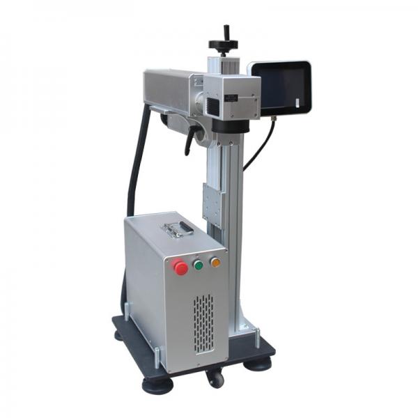 Quality 20W 30w 50w CO2 Fly Laser Marking Machine For Plastic for sale